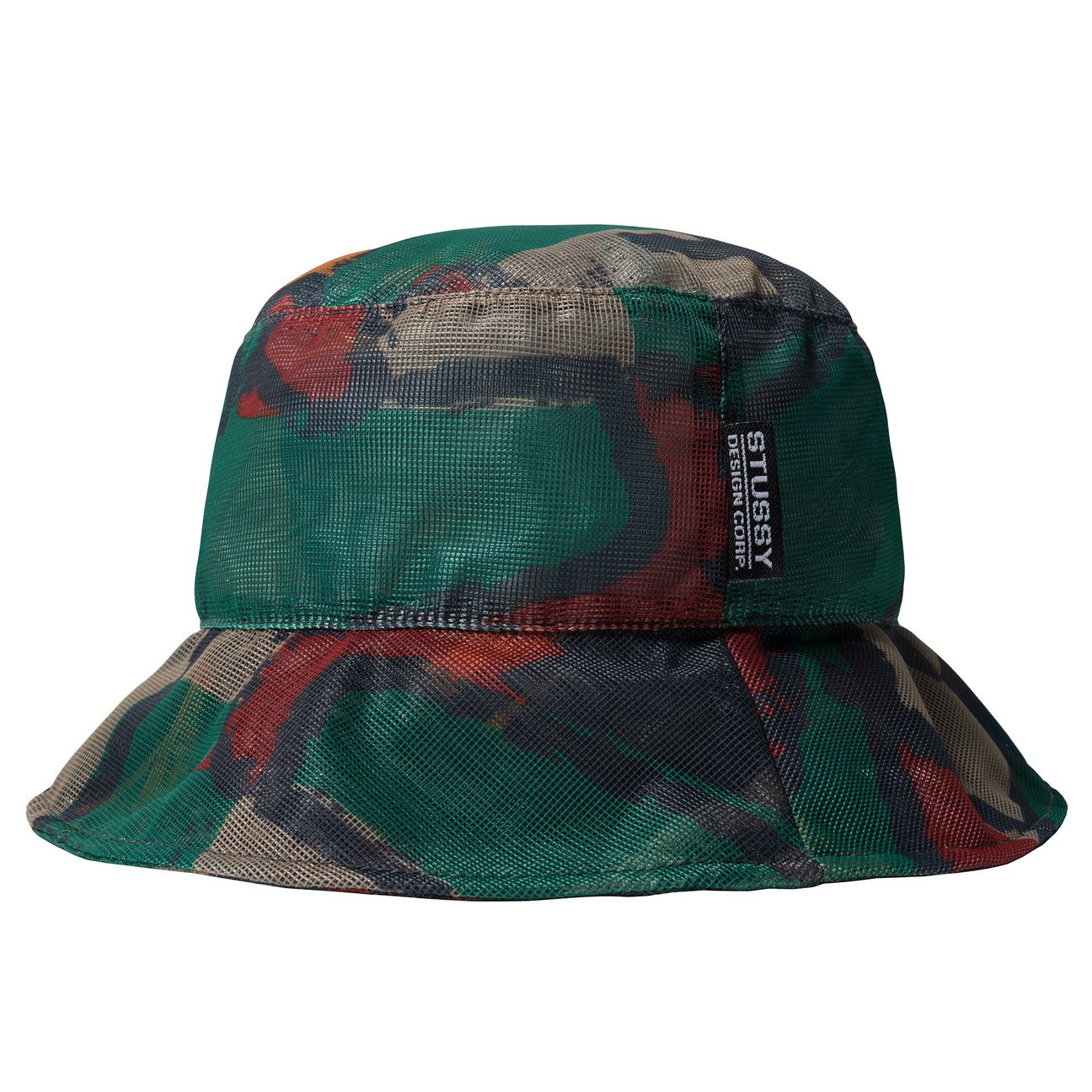 STUSSY HALF MESH BUCKET cheapest HAT