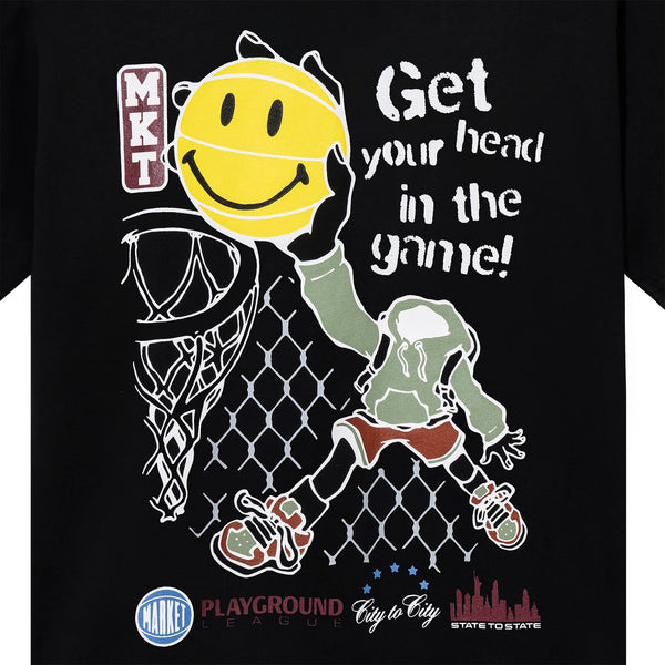 SMILEY HEAD IN THE GAME TEE