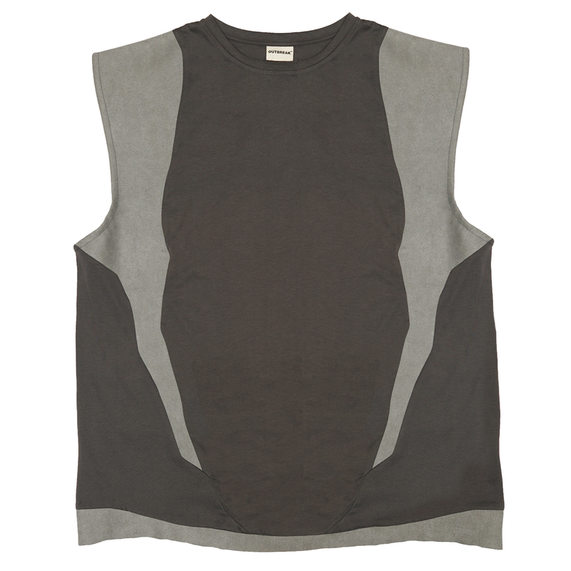 CAPSUL x OUTBREAK T-SHIRT (Grey)