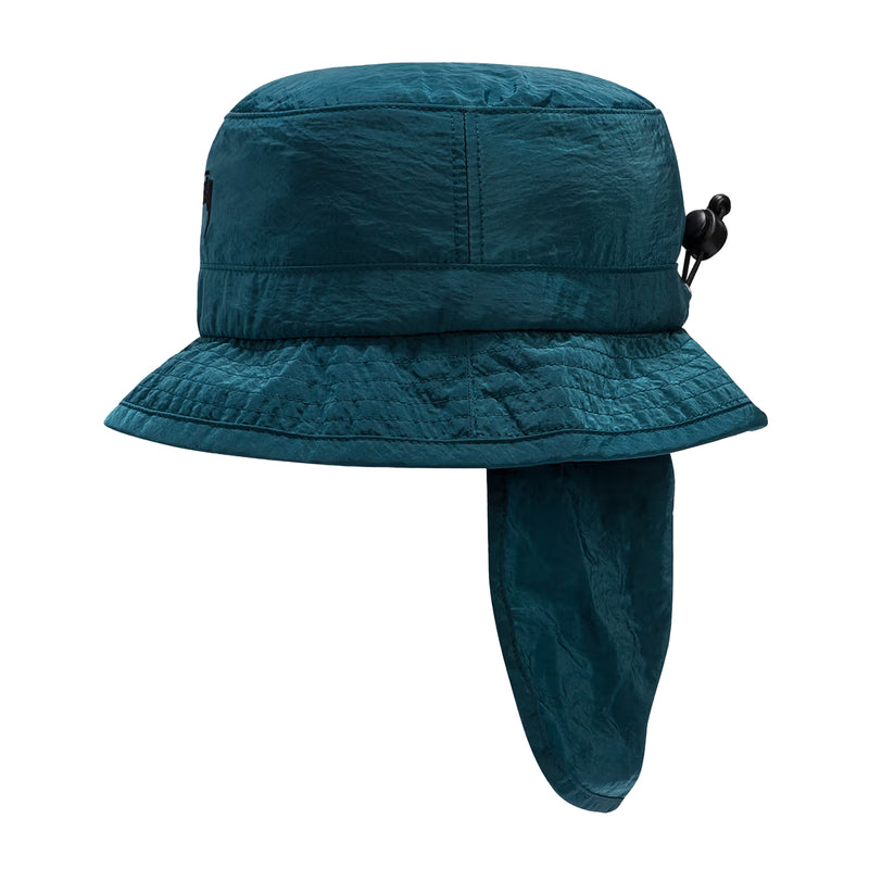 Metallic Nylon Bungee Bucket Hat