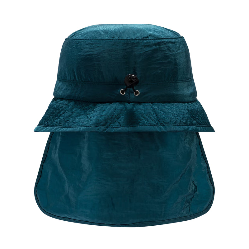 Metallic Nylon Bungee Bucket Hat