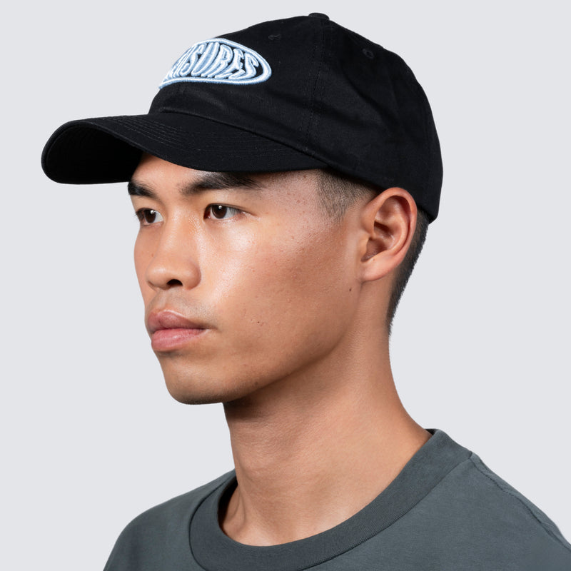 BUBBLE LOGO POLO CAP (BLACK)