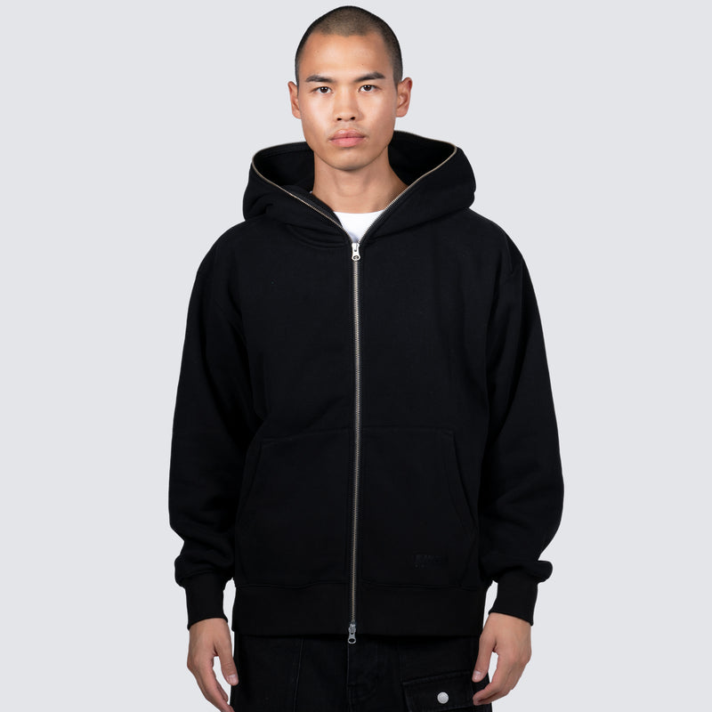 DRAGON ZIP HOODIE (BLACK)