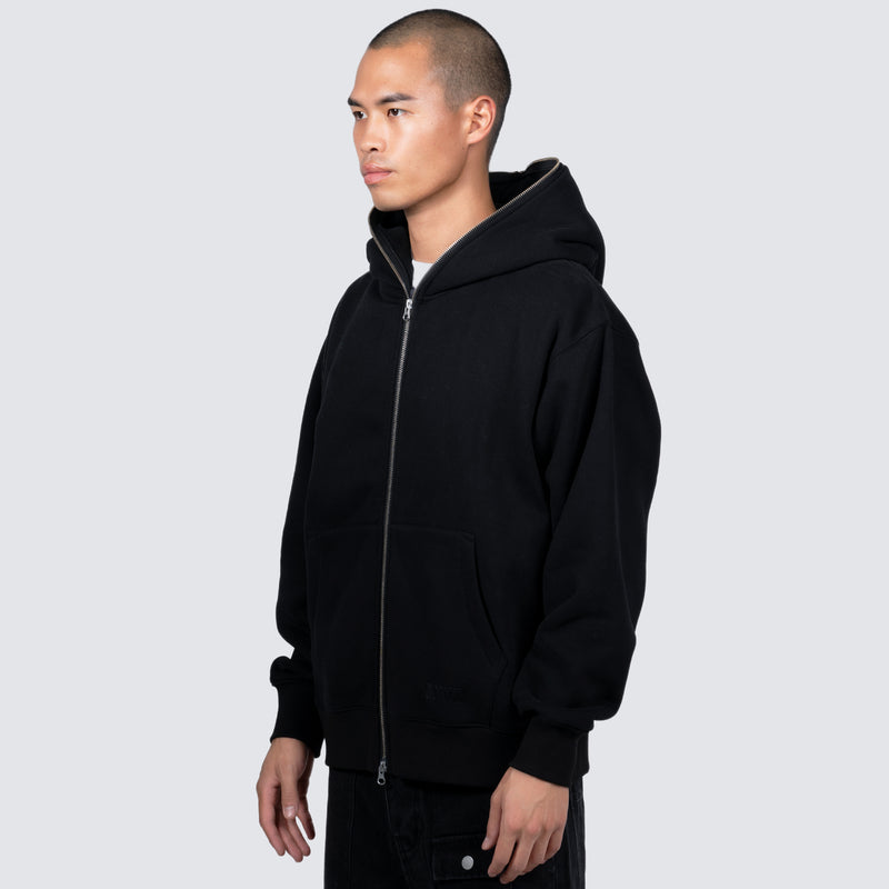 DRAGON ZIP HOODIE (BLACK)