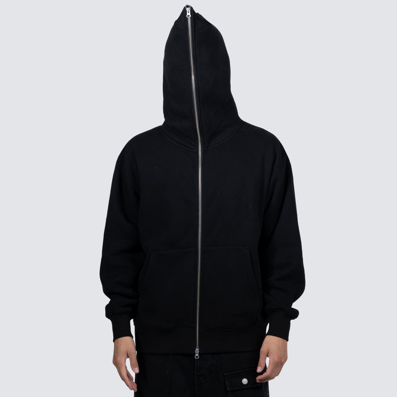 DRAGON ZIP HOODIE (BLACK)