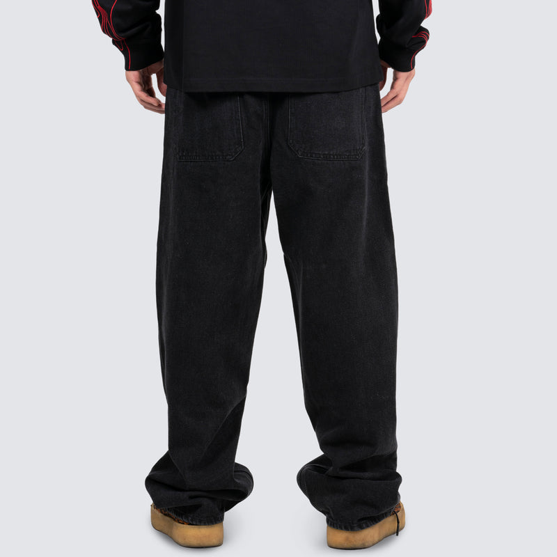 GRIND BAGGY JEANS (BLACK)