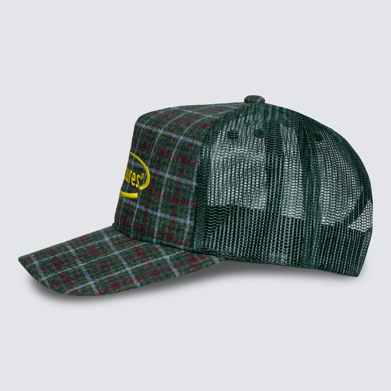 HAPPIER PLAID TRUCKER (GREEN)