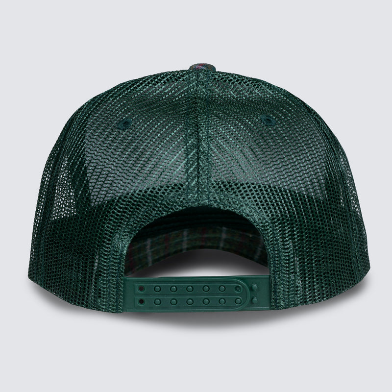 HAPPIER PLAID TRUCKER (GREEN)