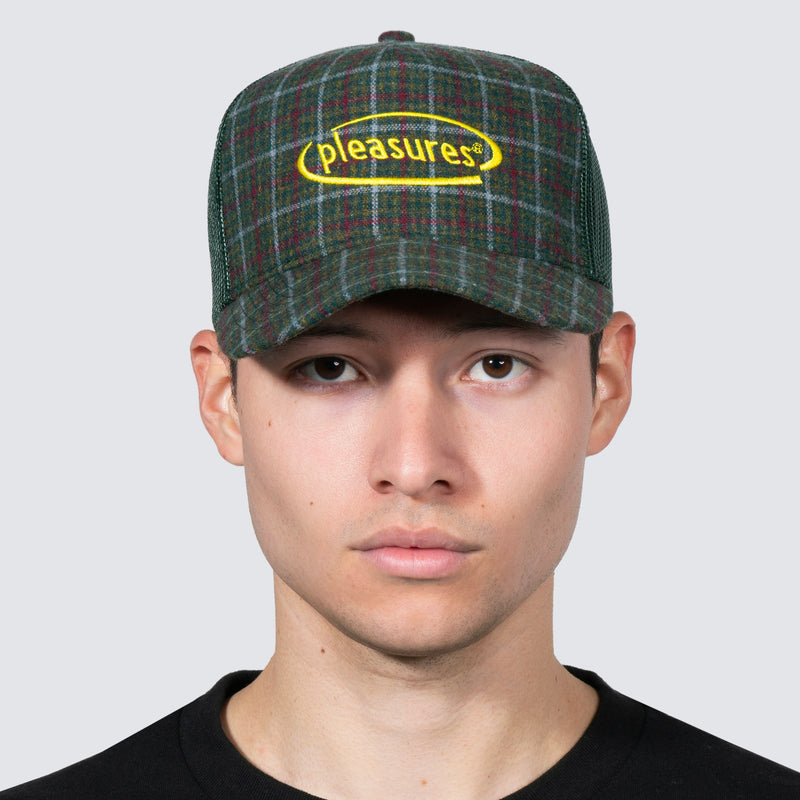 HAPPIER PLAID TRUCKER (GREEN)