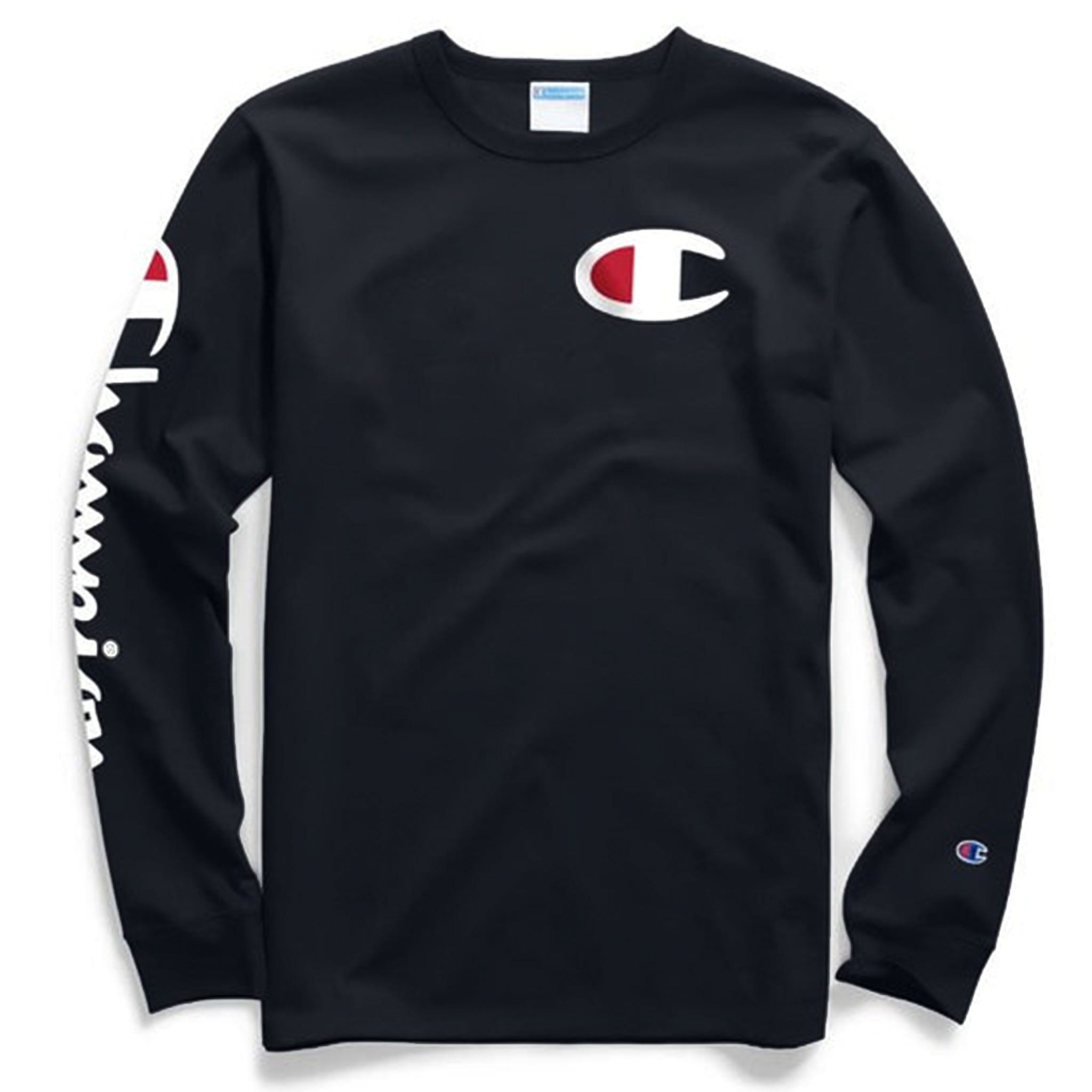 Heritage tee LS - Vertical logo (Black) – Capsul