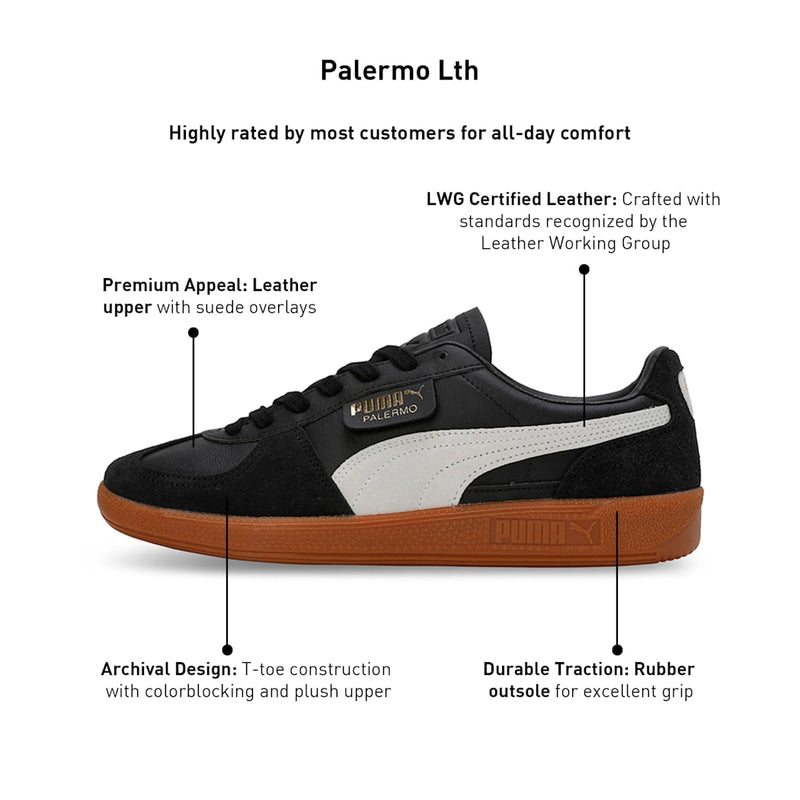 Palermo Lth (Black-Feather Gray-Gum)