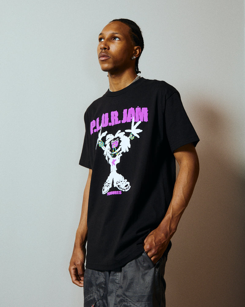 P.L.U.R. JAM TEE (BLACK)