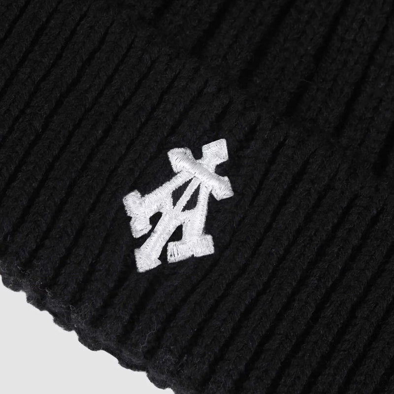 Alpha Cross Embroidered Beanie