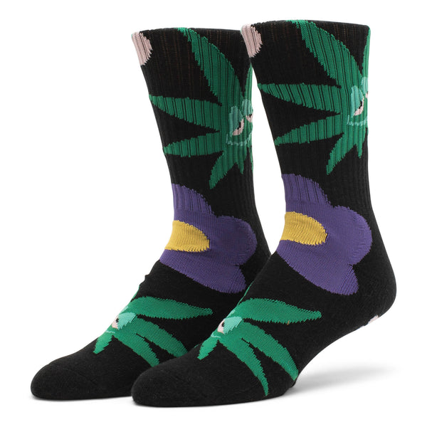 ALLERGIES CREW SOCK (Black)