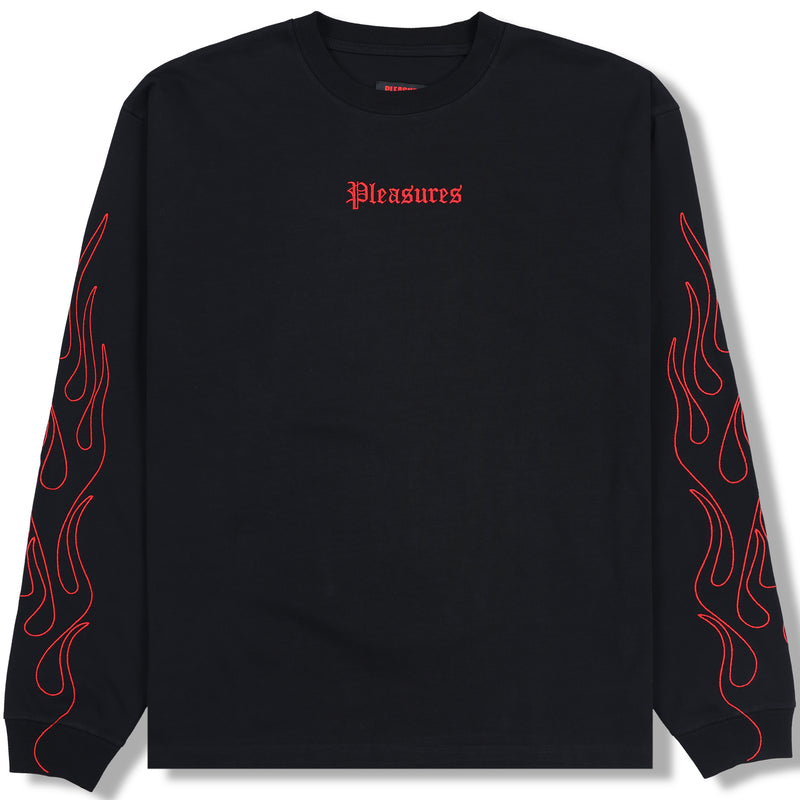 FIERY HEAVYWEIGHT LONGSLEEVE (BLACK)