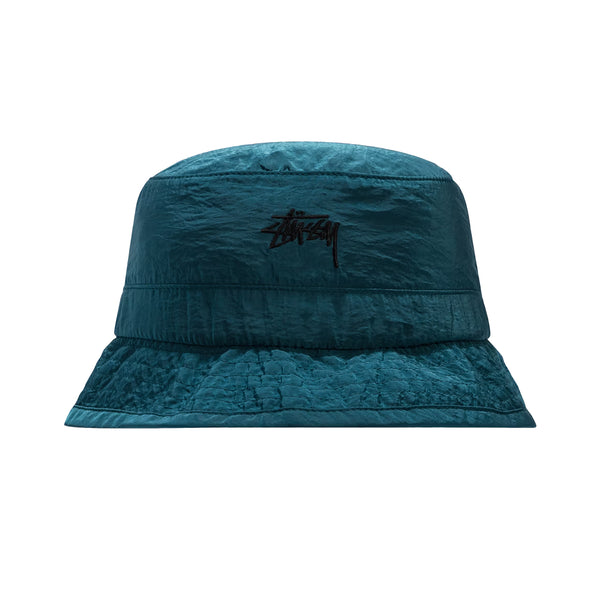 Metallic Nylon Bungee Bucket Hat