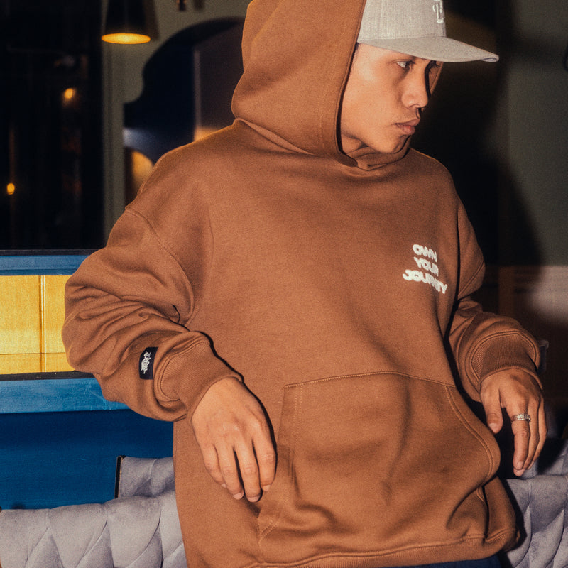 Styl-O Own Your Journey Hoodie (Brown)