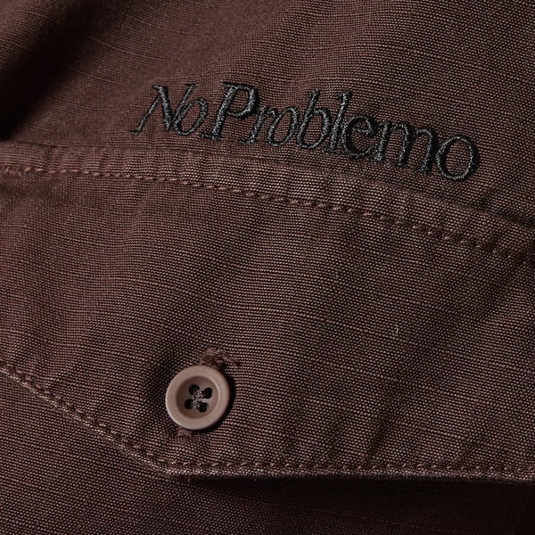 Mini Problemo LS Work Shirt (Brown)