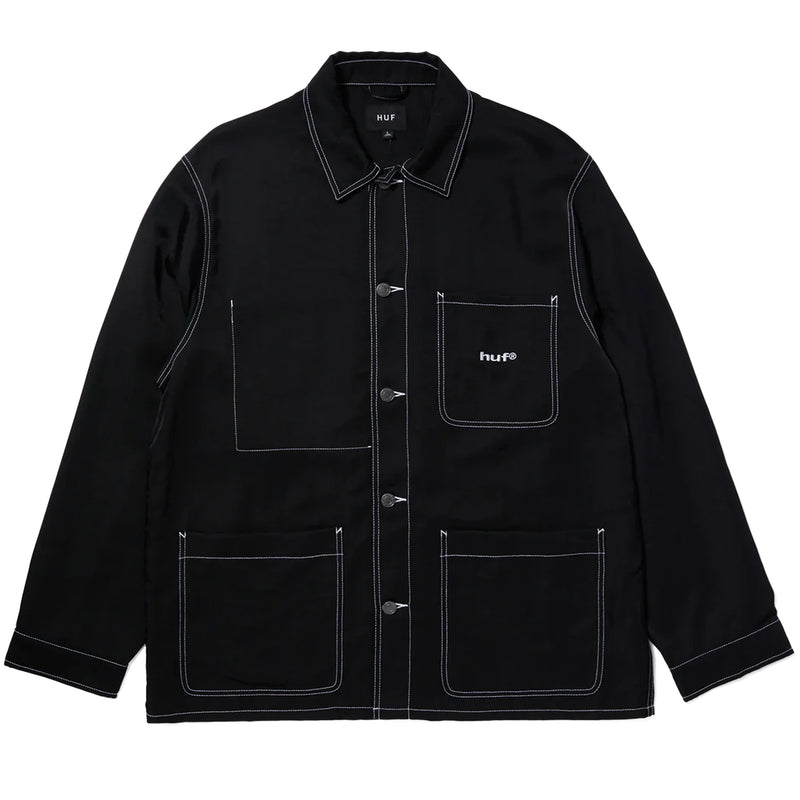 Contrast Nylon Chore Jacket