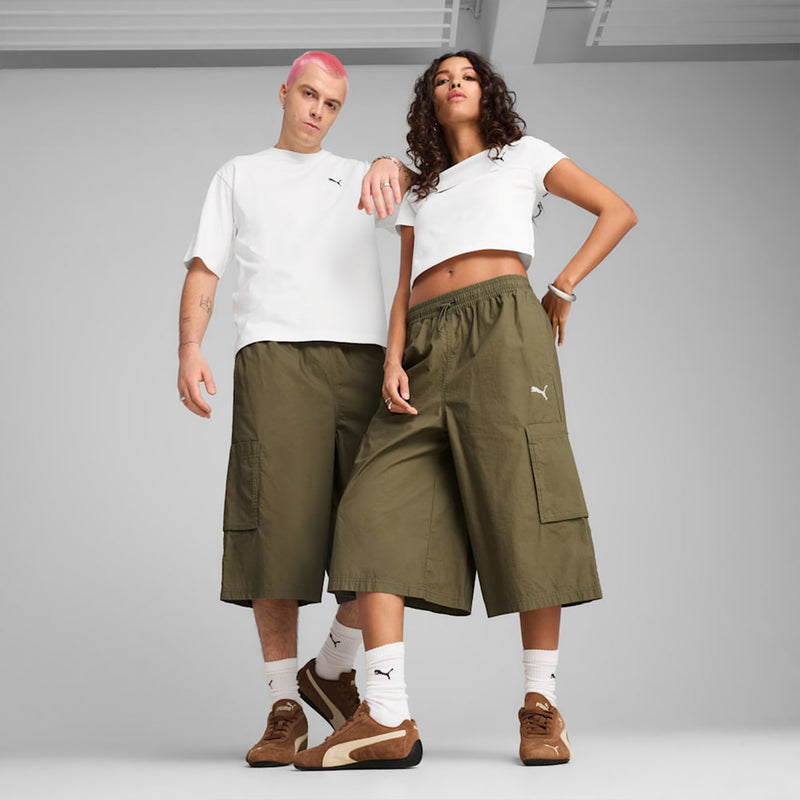 FUTURE.PUMA.ARCHIVE Relaxed Cargo Jorts (Loden Green)