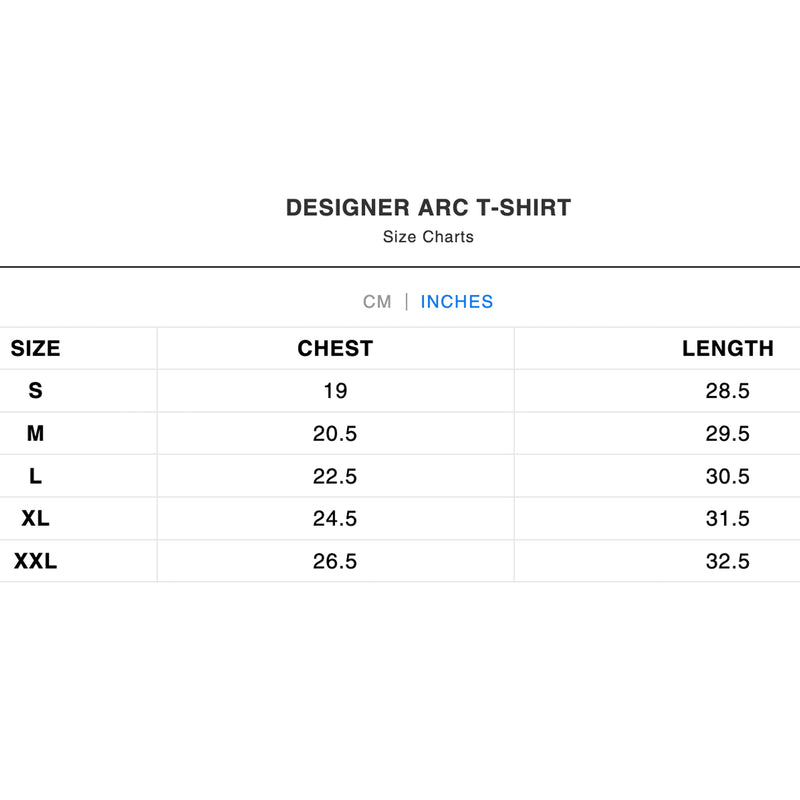 DESIGNER ARC TEE (Black)