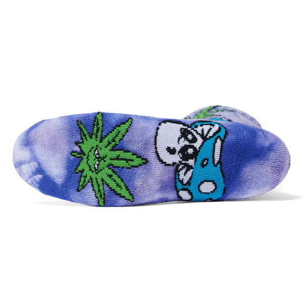 Green Buddy Mushroom Td Sock (PURPLE)