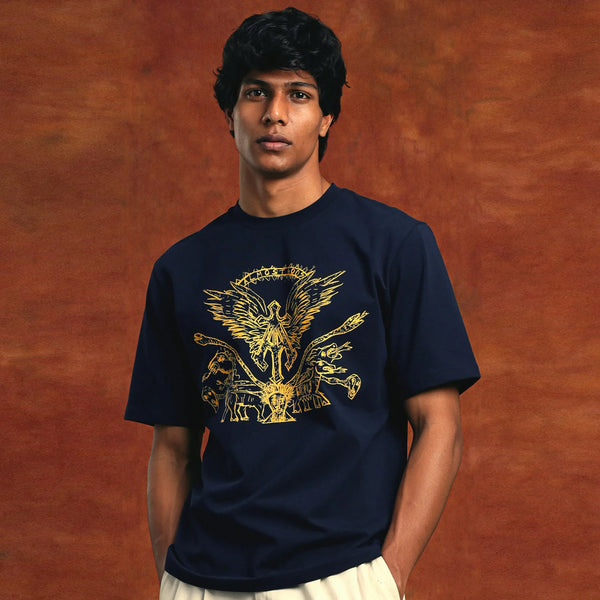 WINGS OF ASCENSION TEE (NAVY)