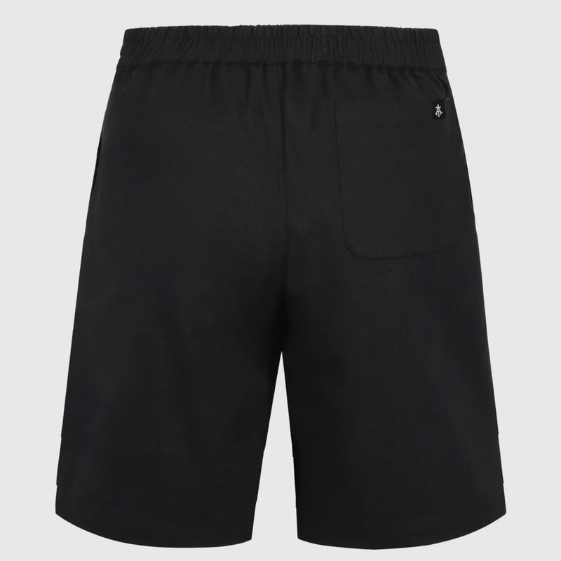 CONSTRUCTED TWILL SHORTS (BLACK)