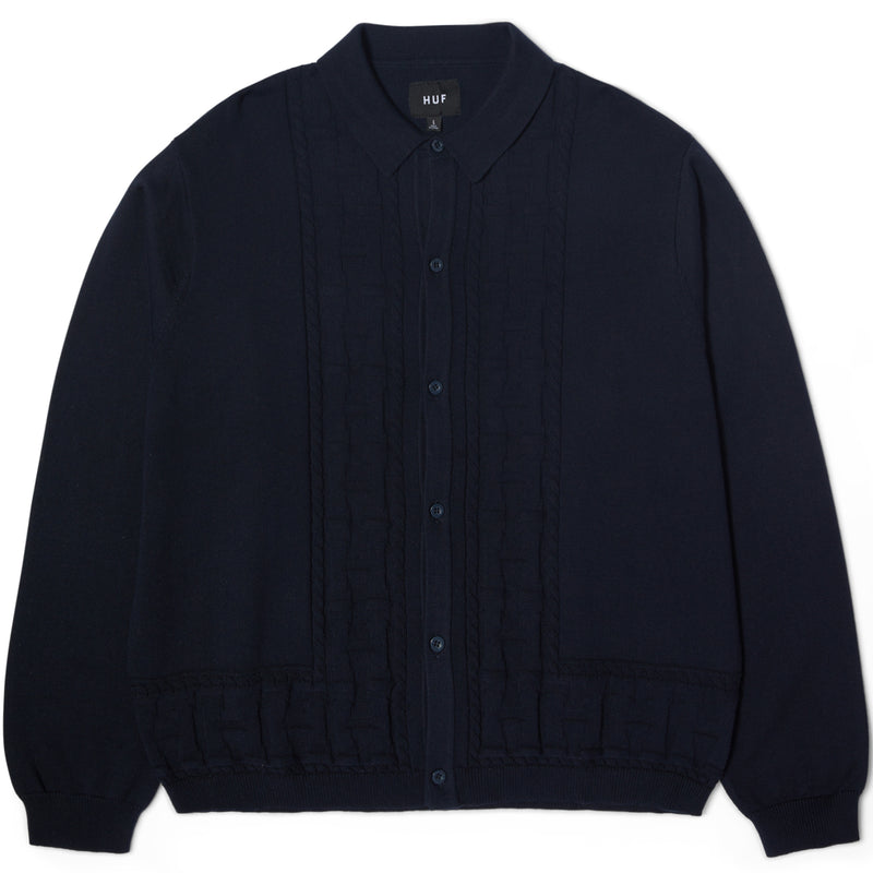 Towner L/S Knit Top (Navy)