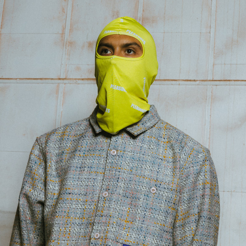 Mini Stamp Balaclava (Lime)