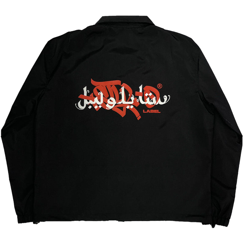 ARABIC TAG COACH JACKET (BLACK)