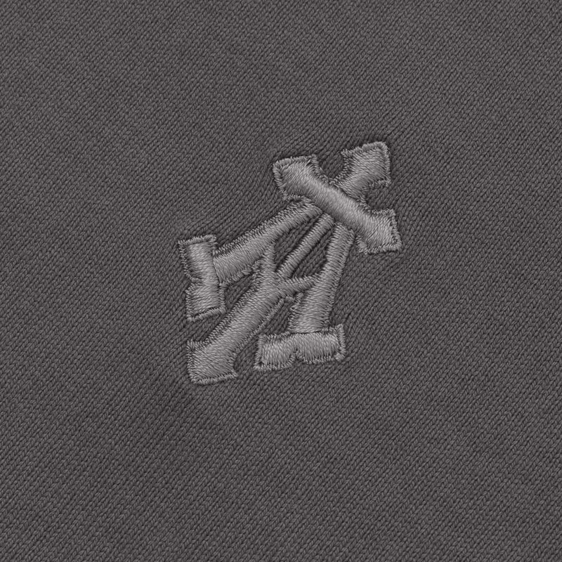 ALPHA CROSS TEE (DIP DYE GREY)