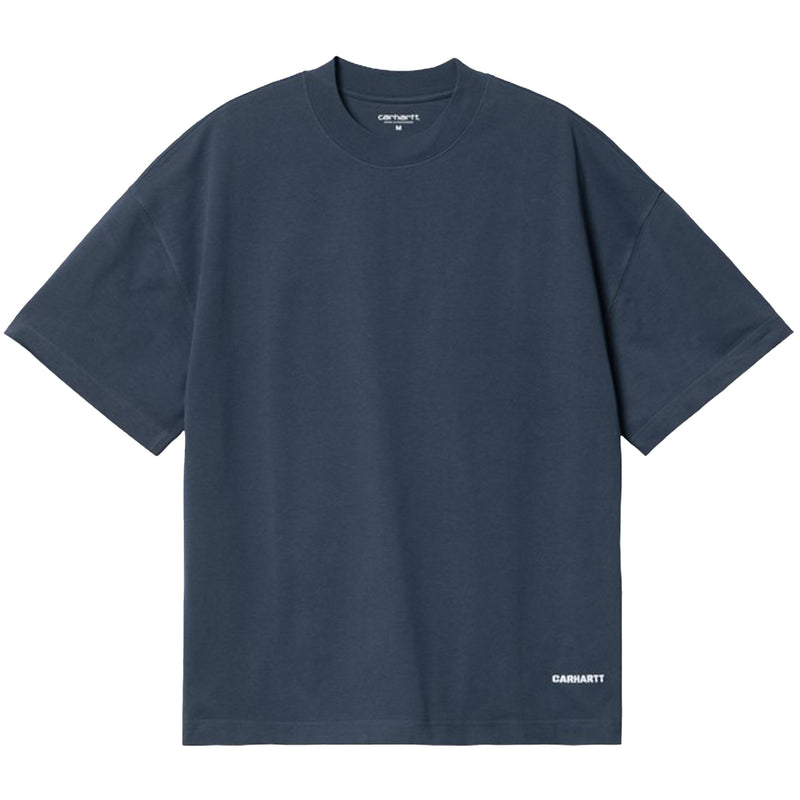 S/S Link Script TEE (BLUE/WHITE)