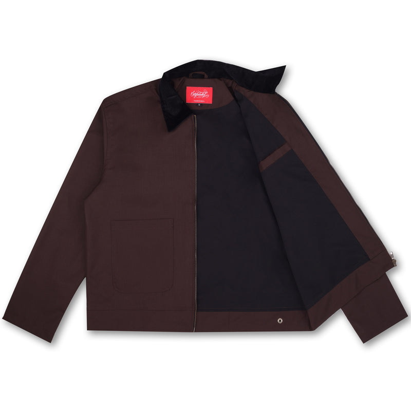 STATEMENT CORDUROY JACKET (BROWN)