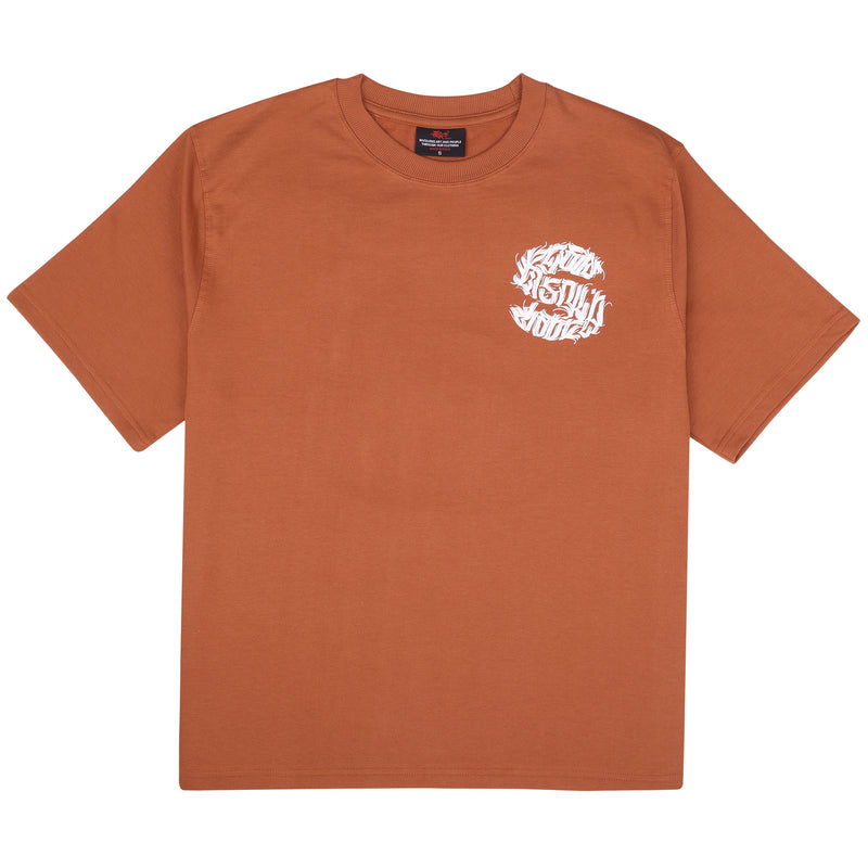 S LOGO TEE (RUST BROWN)