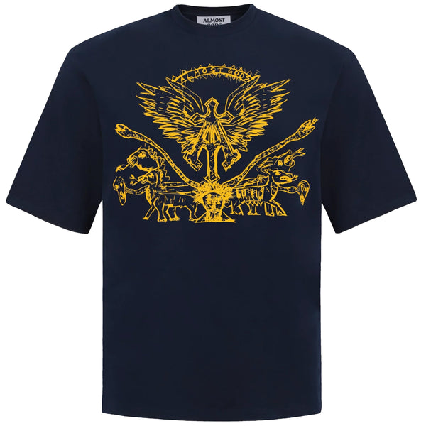 WINGS OF ASCENSION TEE (NAVY)