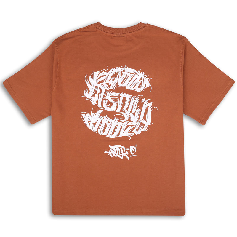 S LOGO TEE (RUST BROWN)