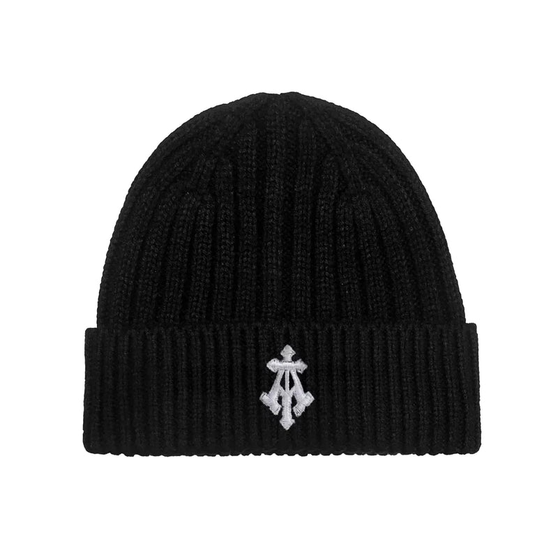 Alpha Cross Embroidered Beanie