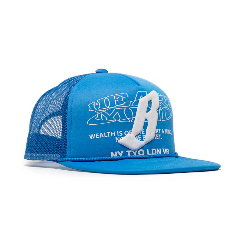 BB Flying B Trucker Hat (Brilliant Blue)