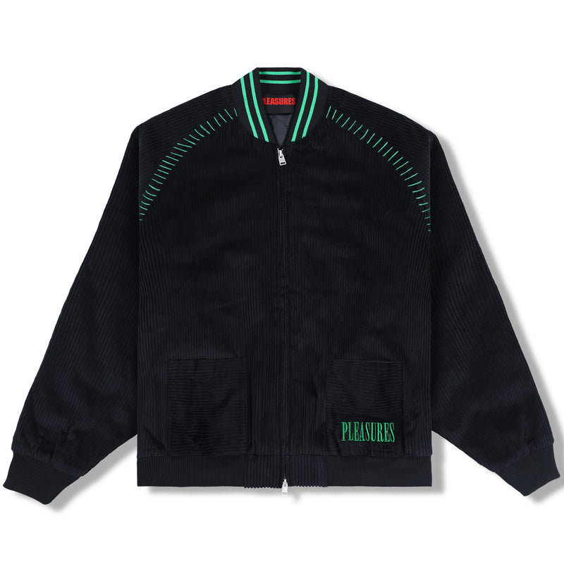 STRIKEOUT CORD JACKET (BLACK)