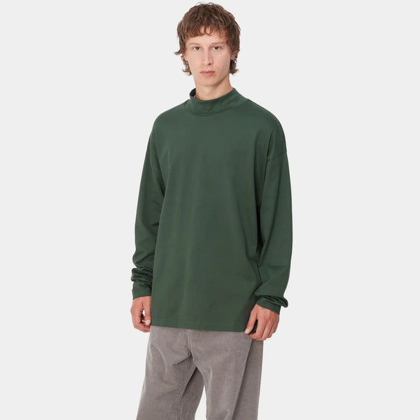 Script Mockneck Tee L/S (Sycamore Tree)