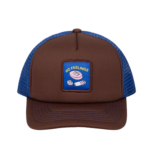 No Feelings Trucker Cap (Brown)