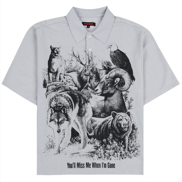 REVIVAL BOXY POLO (STEEL)