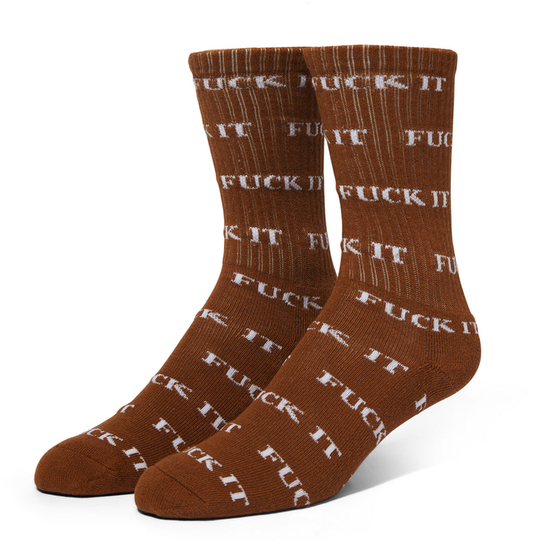 Fuck It Sock (Brown)