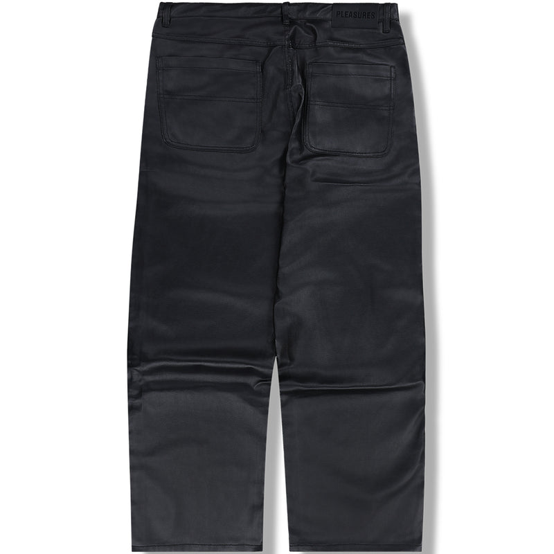 LATEX FORMULA BAGGY JEANS (Black)