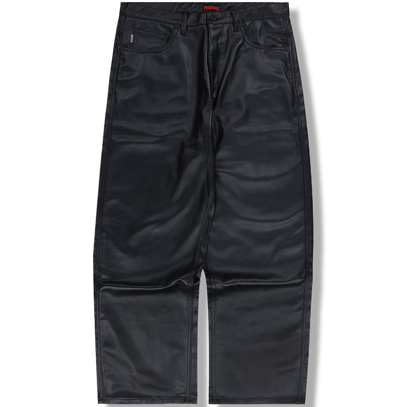 LATEX FORMULA BAGGY JEANS (Black)