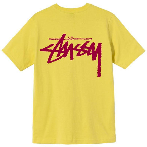 STUSSY CLASSIC STOCK TEE (Lemon)