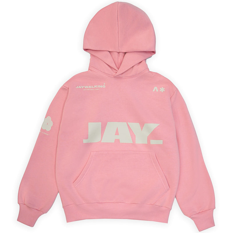 FRIENDS OF MR. WALKING HOODIE (PINK)