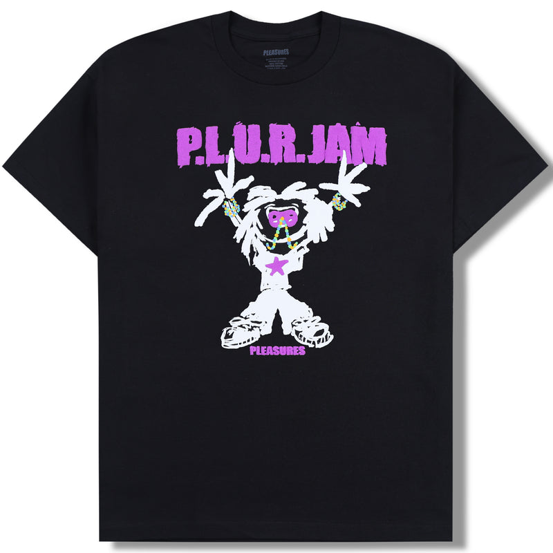 P.L.U.R. JAM TEE (BLACK)