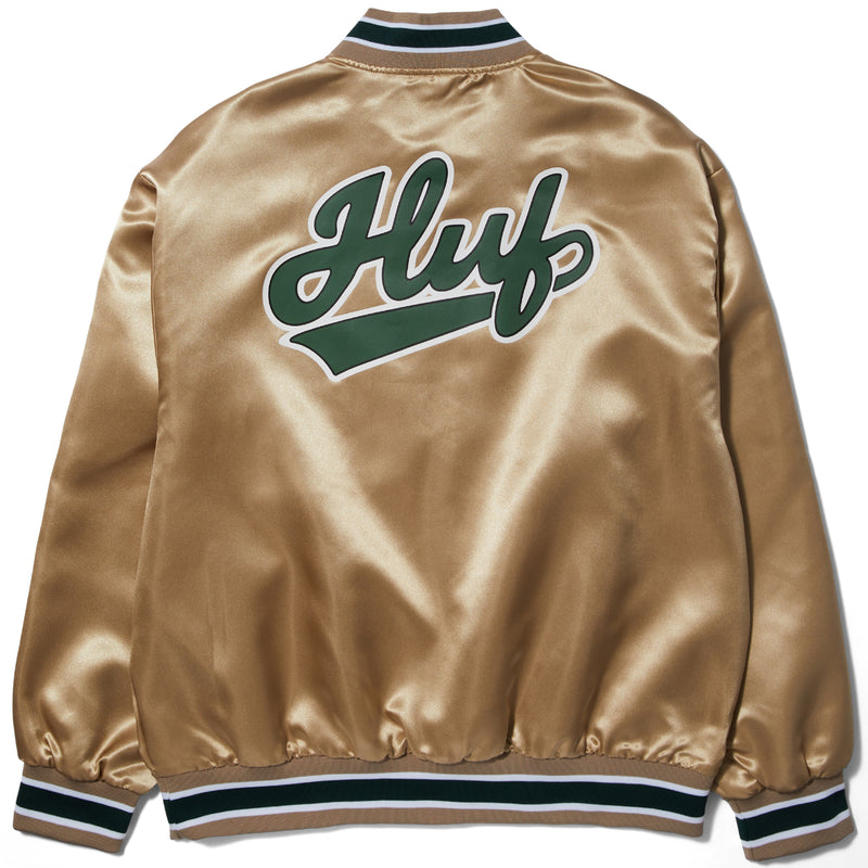 Pop Fly Satin Baseball Jacket